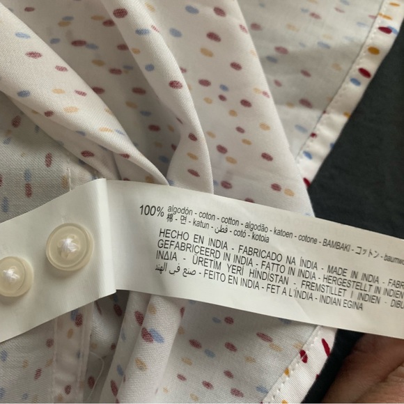 BNWT ZARA MAN | MULTI COLOR BUTTON DOWN DRESS SHIRT TOP LONG SLEEVE M - Picture 15 of 15